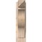 Ekena Millwork Funston Arts & Crafts Smooth Outlooker, Douglas Fir, 5 1/2"W x 14"D x 22"H OUT06X14X22FST03SDF - alternate 3